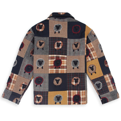 MARCO UNISEX PATCHWORK SHIRT JACKET