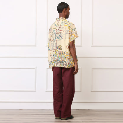 SILK MAP SHIRT