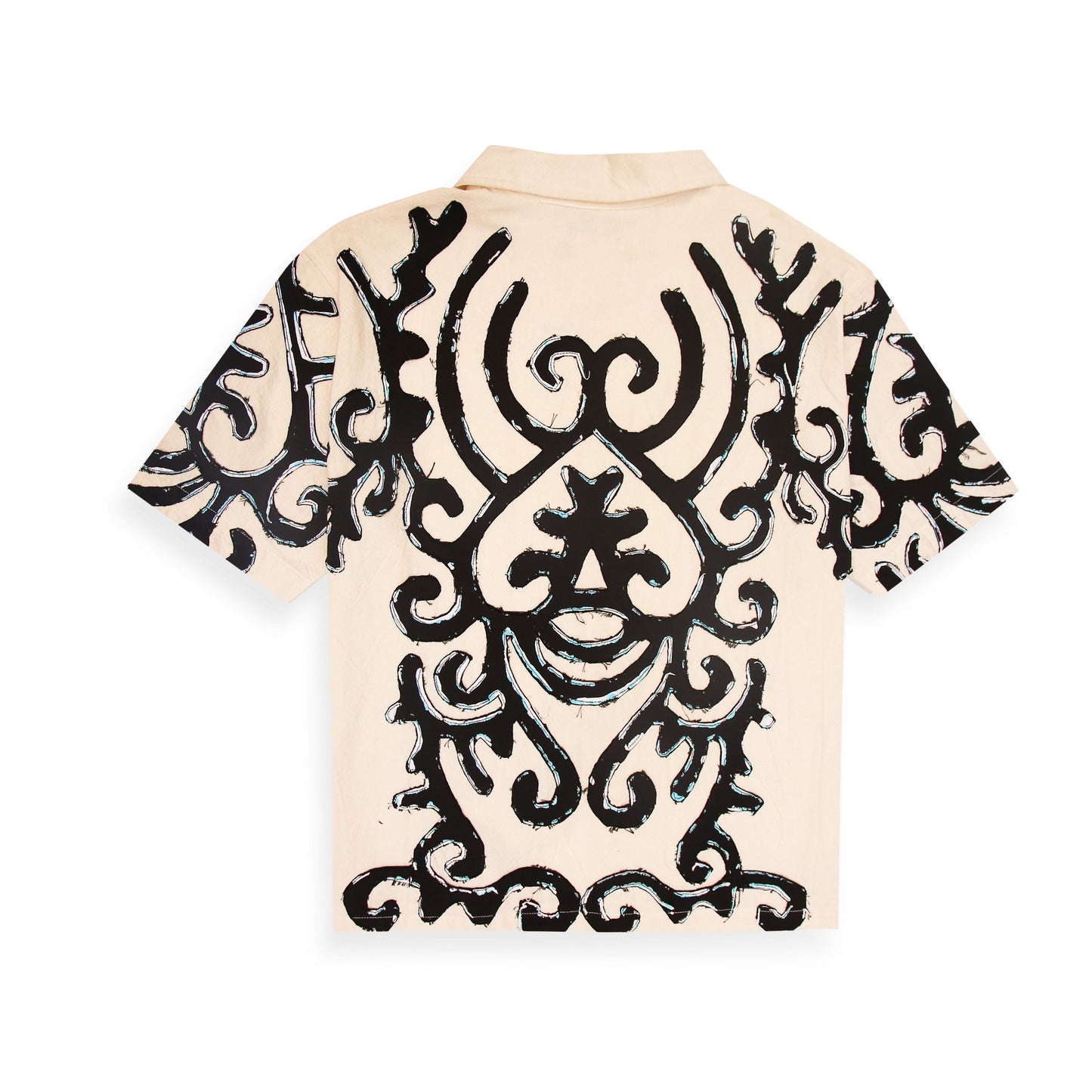 SHYRDAK MOTIF EMBROIDERED SHIRT