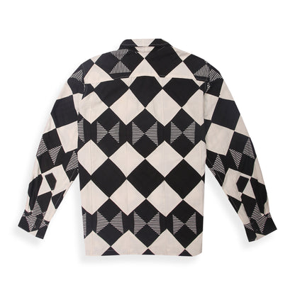 MONOCHROME PATCHWORK SHIRT