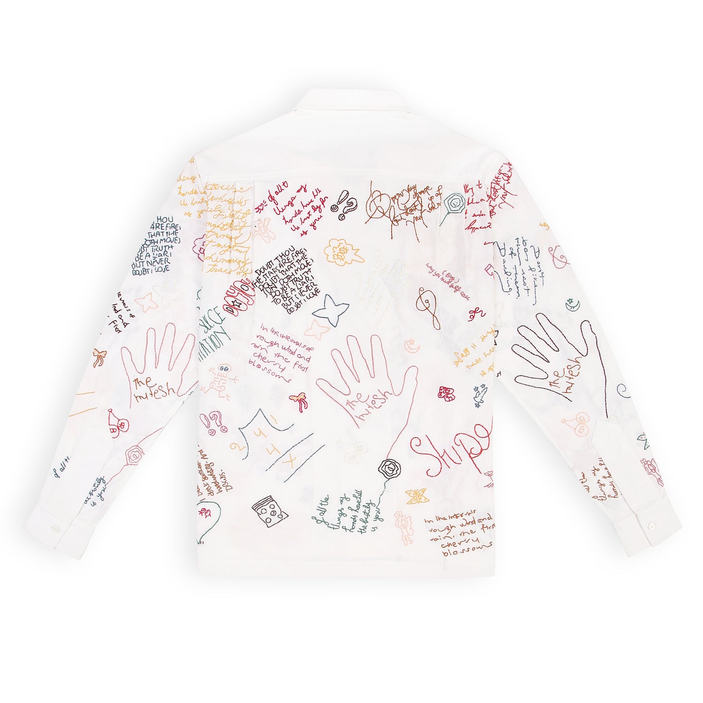 DOODLE ART LINEN SHIRT