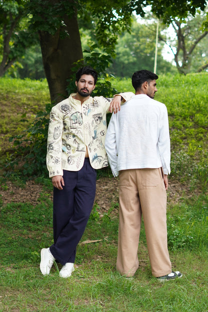 BLANK SLATE LINEN SHIRT