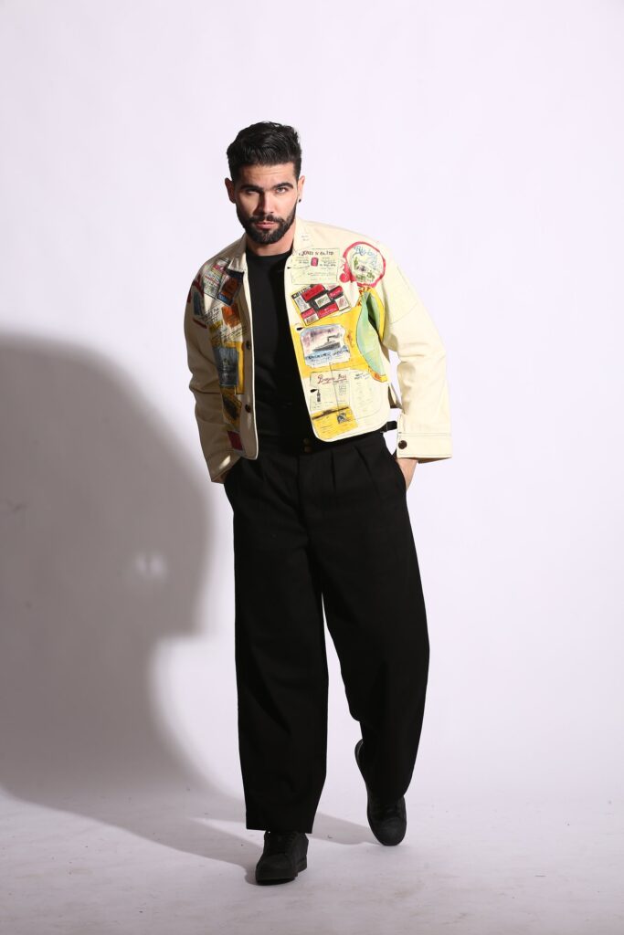 Aussie Hand-Painted Unisex Shacket by The Mitesh